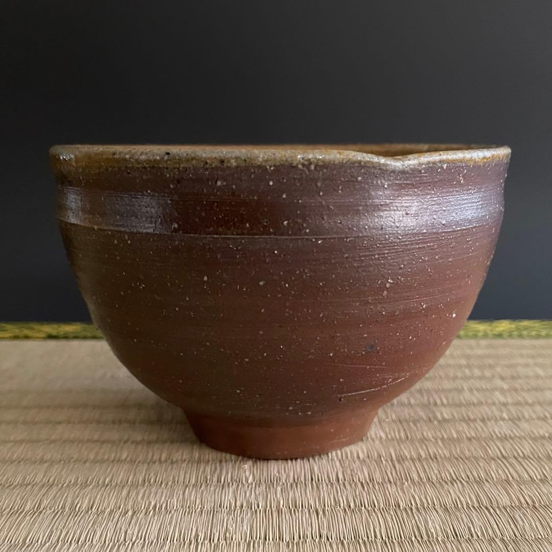 備前焼 浦上善次 茶碗 茶道具 骨董品 879
