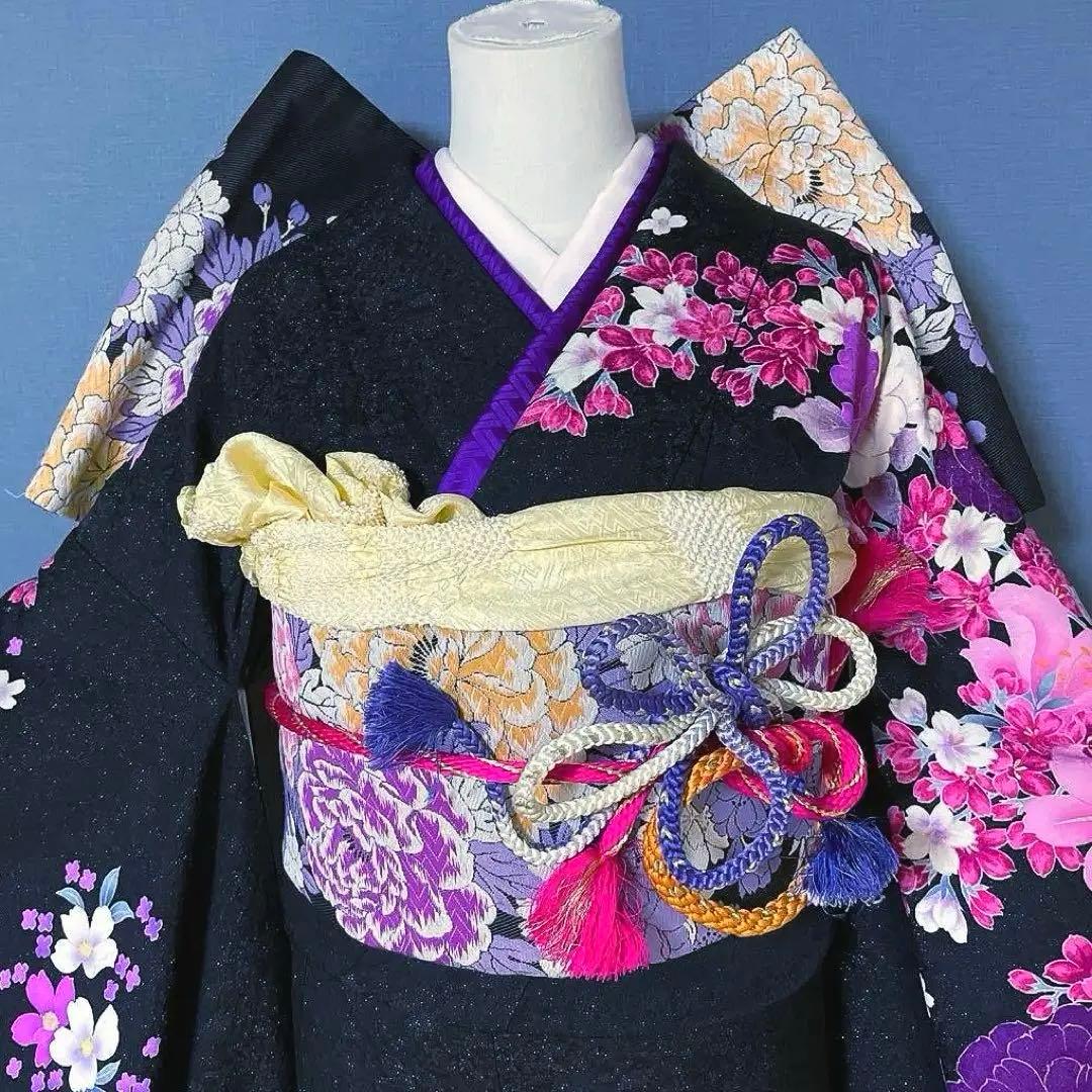 23点　振袖フルセット　高身長　新品ショール着付け道具付き　成人式振袖　振袖