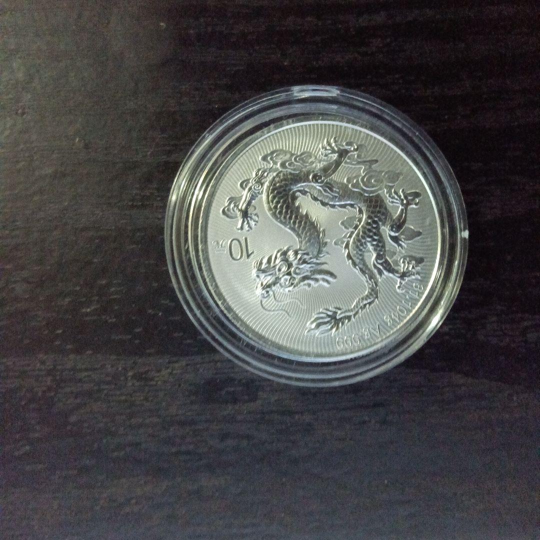 【中国 雲龍図 銀貨 2025年 1オンス／10元】未使用・カプセル入り