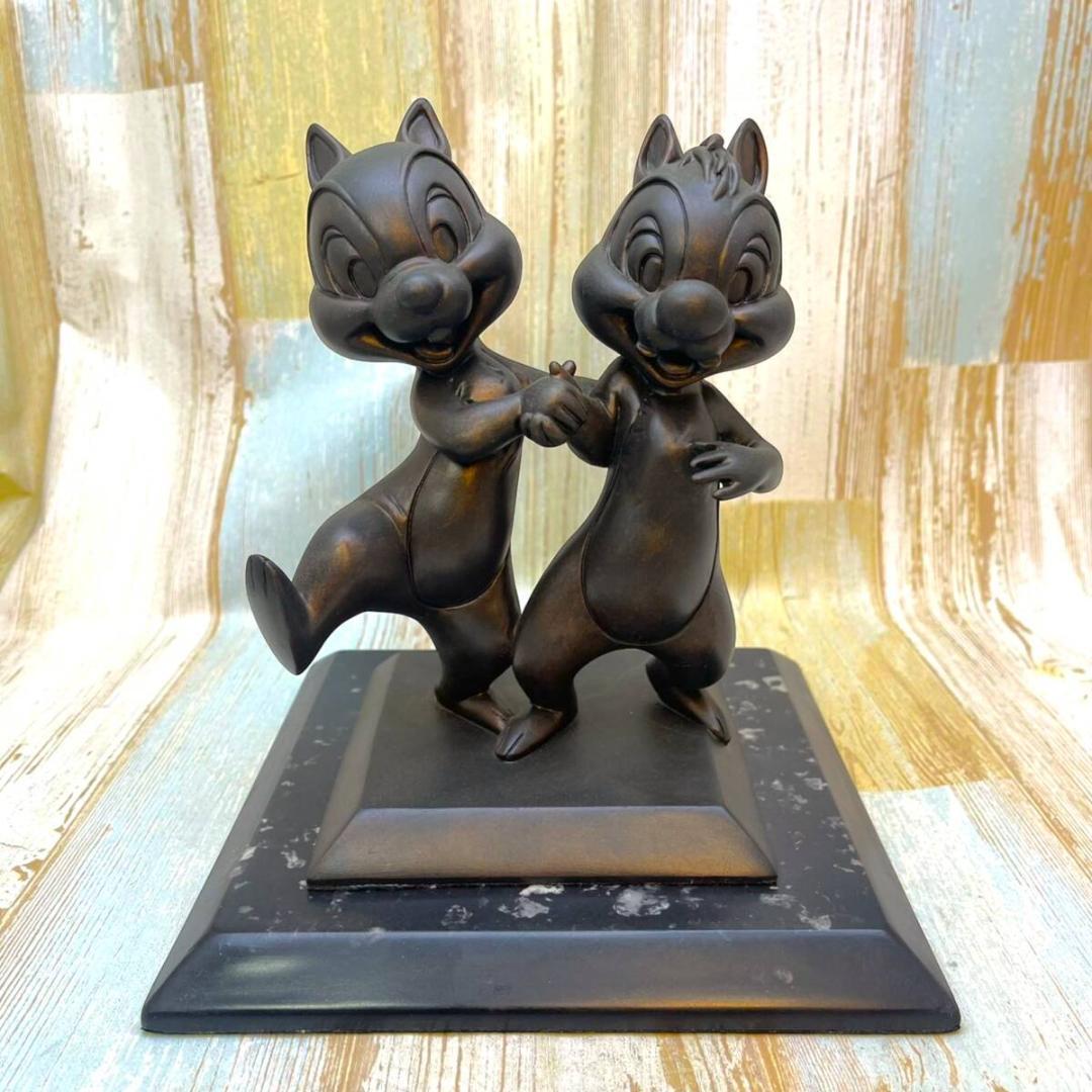 激レア★チップとデール Chip＆Dale チップ＆デール ブロンズ像