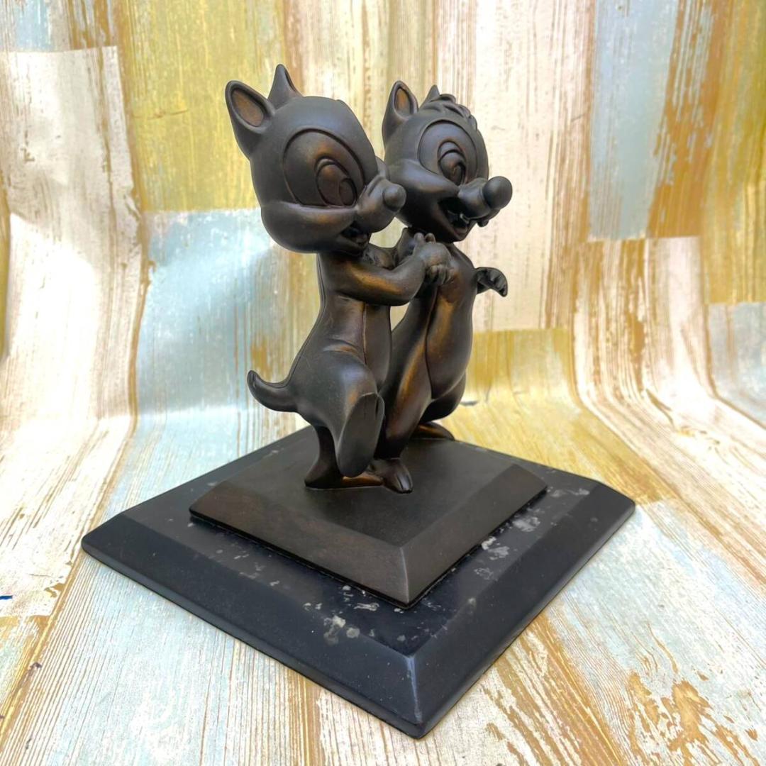 激レア★チップとデール Chip＆Dale チップ＆デール ブロンズ像