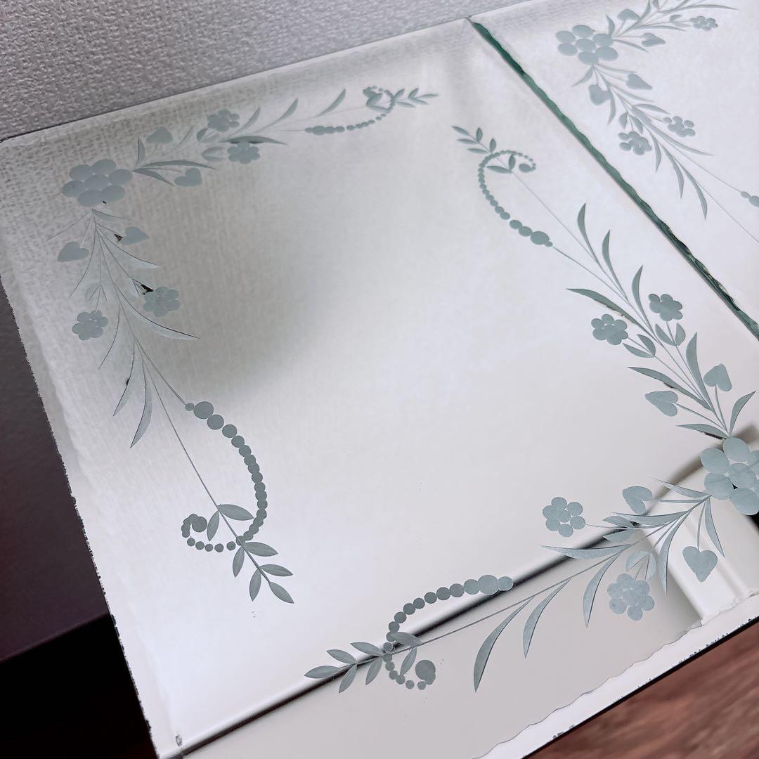 希少 ローラアシュレイ ベネチアン 三面鏡 ドレッサー 化粧台 鏡台 廃盤モデル