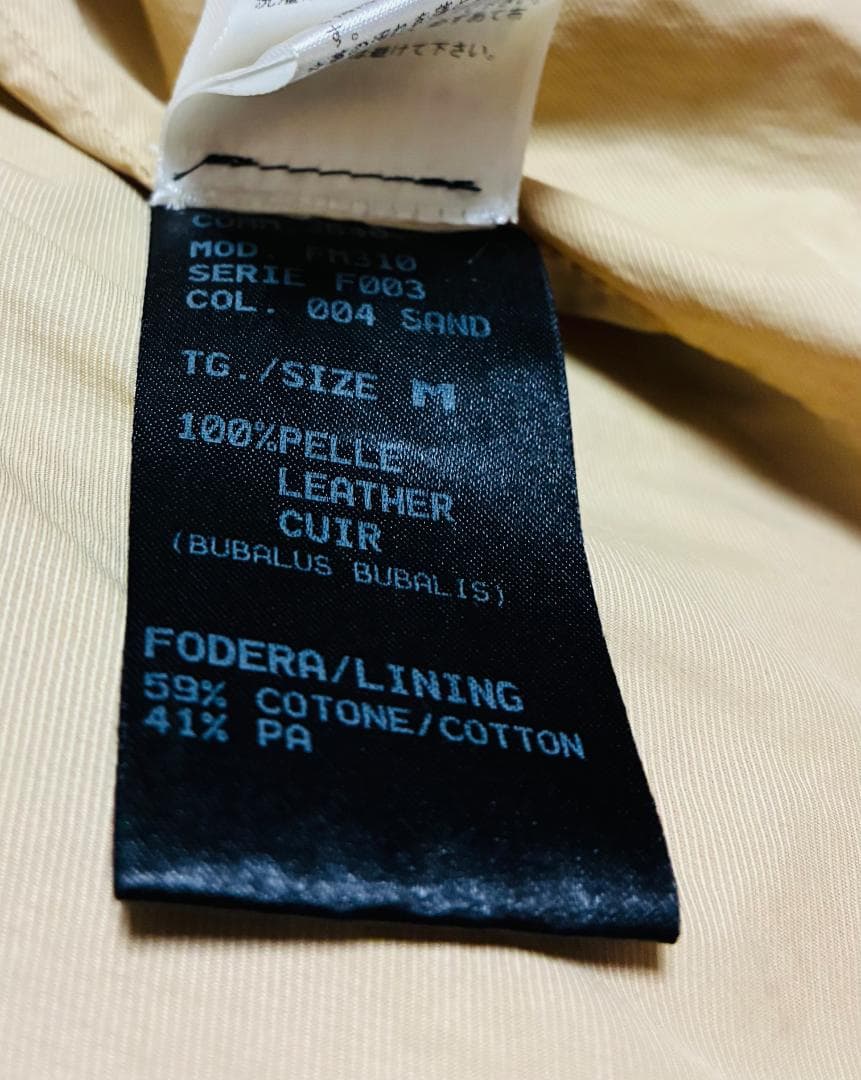 FAKTOR ファクター レザージャケット Mサイズ イタリア製 キャメル