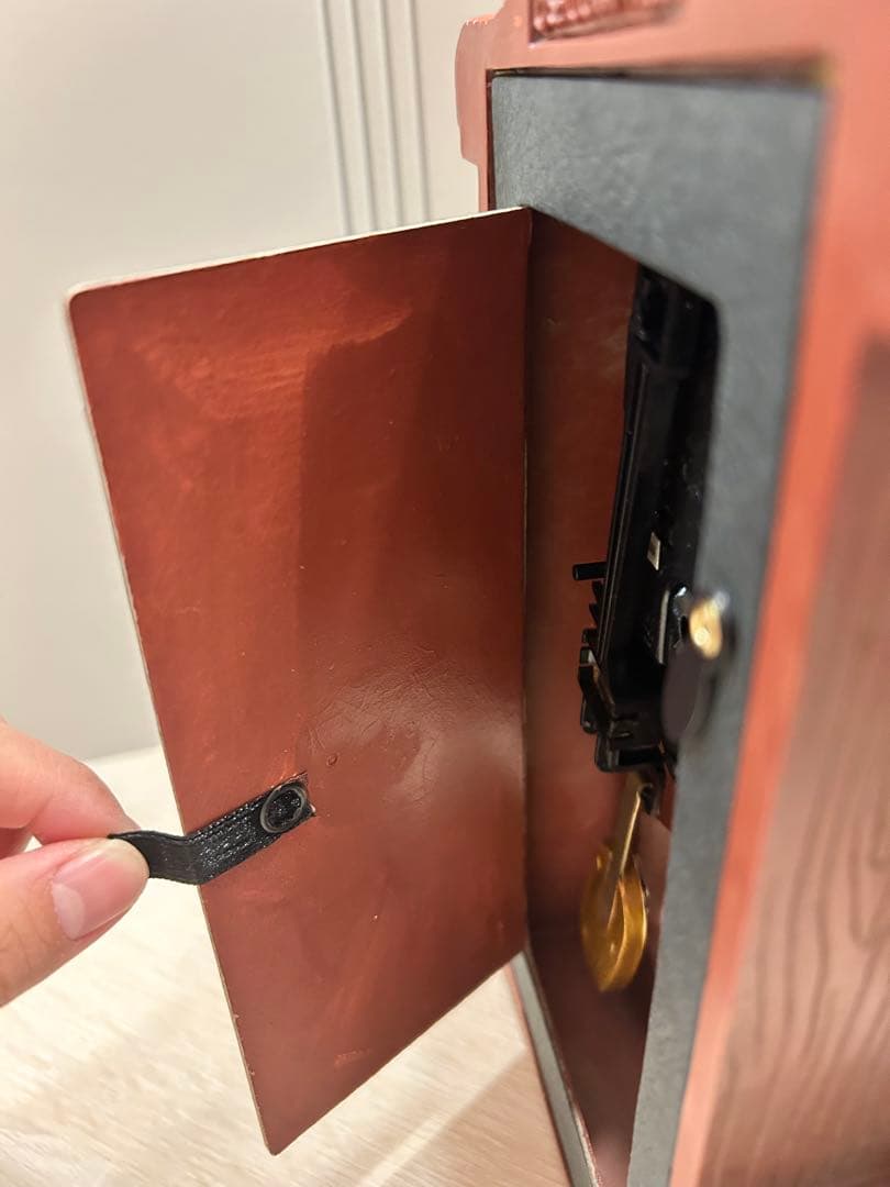 【レア】招き猫　振り子時計　セトクラフト