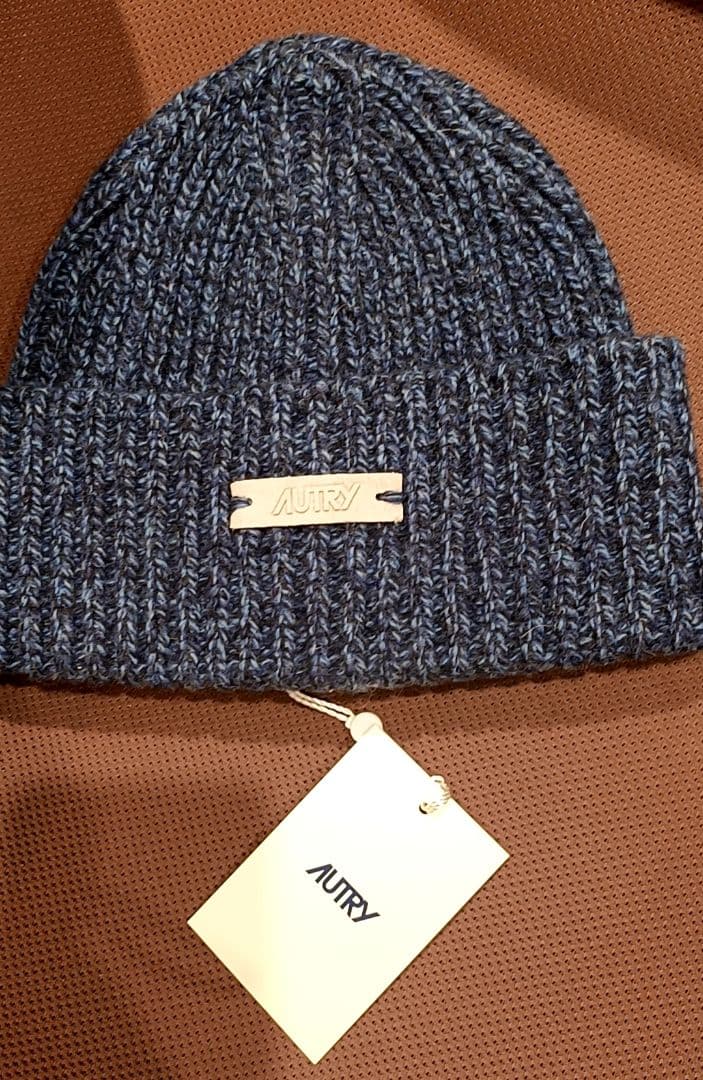 ★AUTRY新品未使用タグ付き★　リブニット ビーニー（ニット帽）