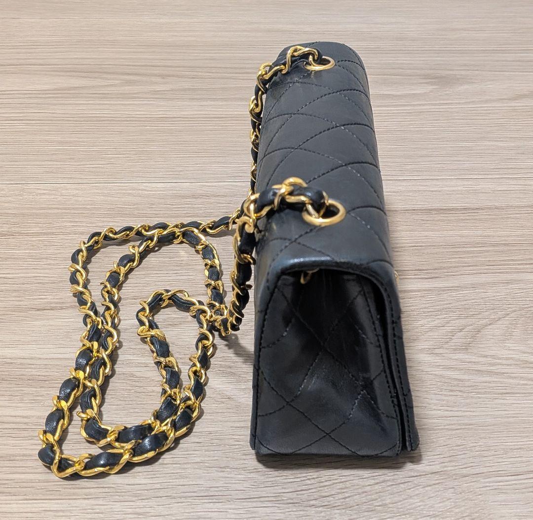 ド*ン様 CHANEL シャネル マトラッセ チェーンショルダーバッグ ラムスキ