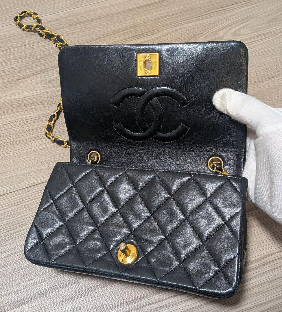 ド*ン様 CHANEL シャネル マトラッセ チェーンショルダーバッグ ラムスキ