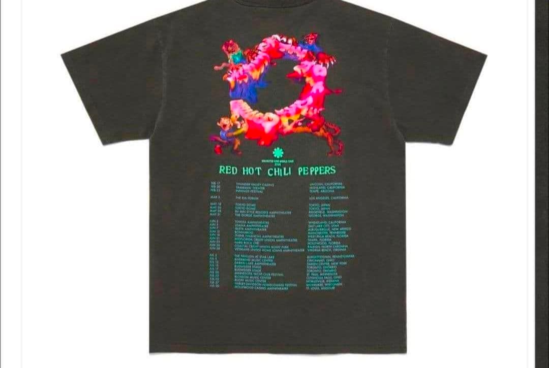 レッチリ 2024ツアーTシャツ L 新品未使用 会場限定 ステッカー付