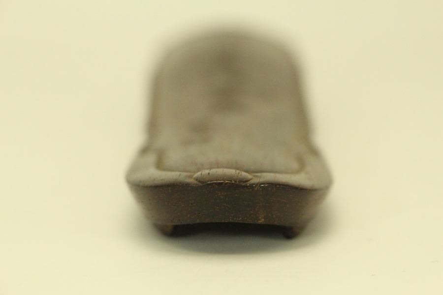 唐木 紫檀 琴形 置物 文房四宝(HA531)