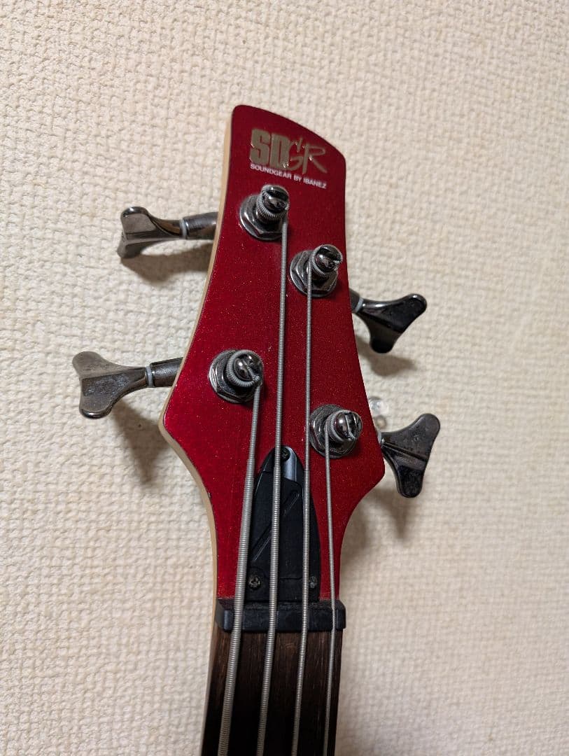 メンテ済み Ibanez SR300 定価54000円 レッドラメ 赤 CA
