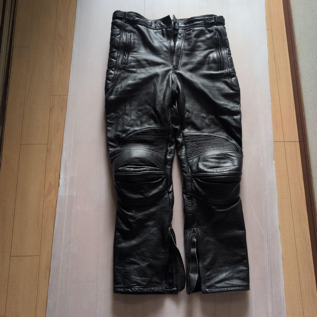 ライダース　レザージャケットXXＬ レザーズボン34インチセット