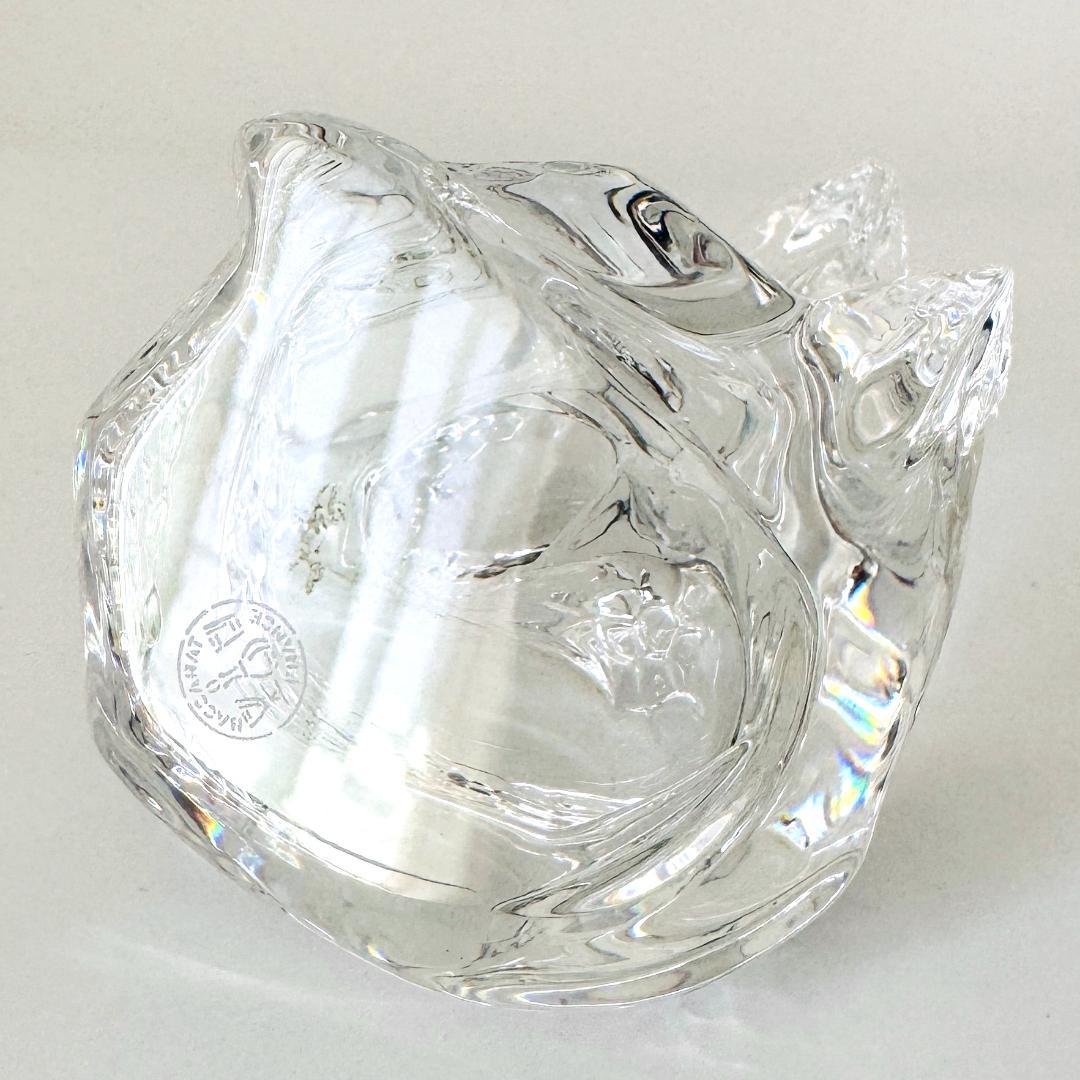 【バカラ】動物 ヘビ 蛇 置物 インテリア★美品★幸運