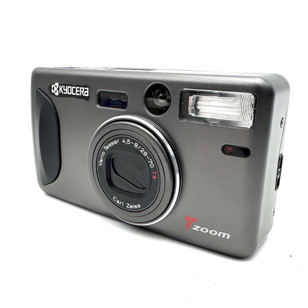 完動品 KYOCERA Tzoom Carl Zeiss フィルムカメラ