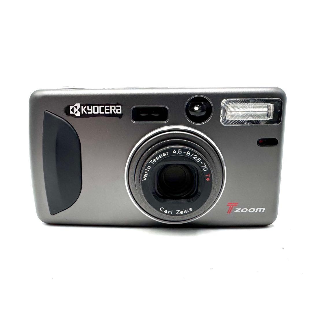 完動品 KYOCERA Tzoom Carl Zeiss フィルムカメラ