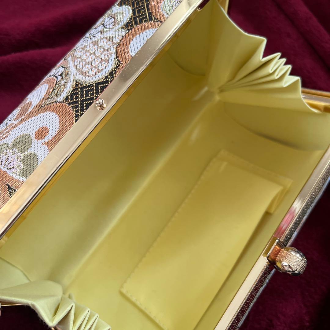 【限定セール！】成人式 草履バッグセット 黒金 和装バッグ 着物 浴衣 おしゃれ