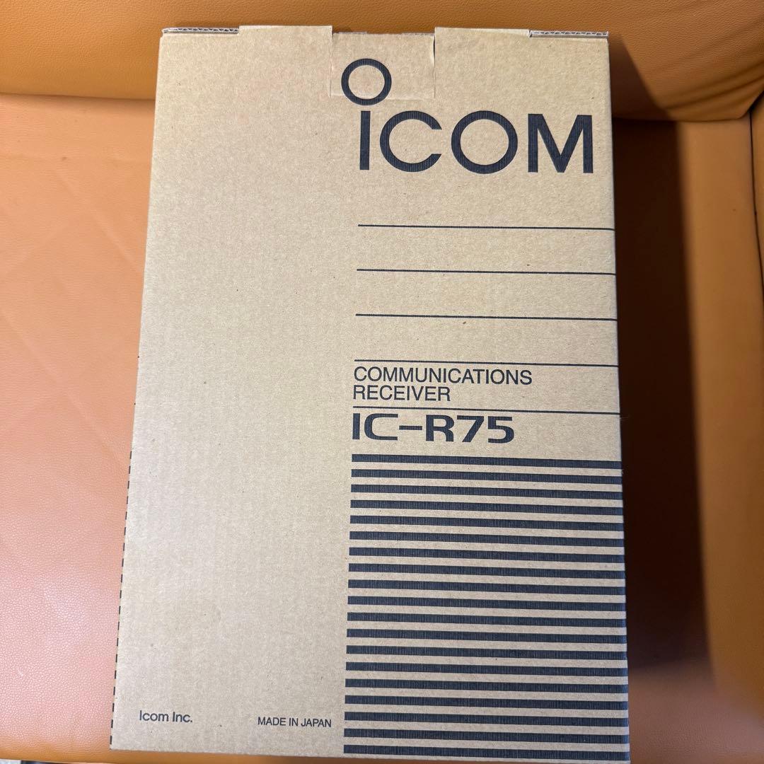 ICOM IC−R75 ／AD-55J 完動・未使用品