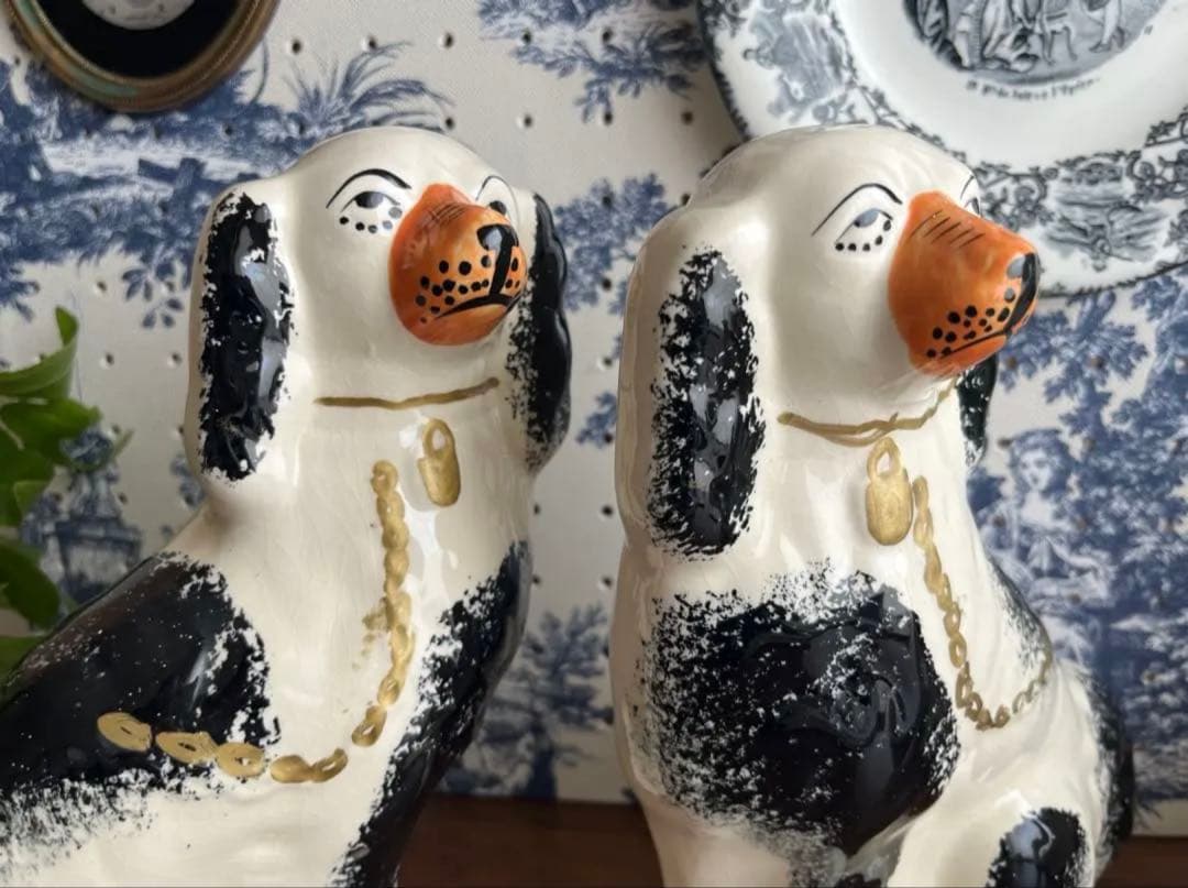 英国ヴィンテージ ♤ スタッフォードシャードッグ 22cm