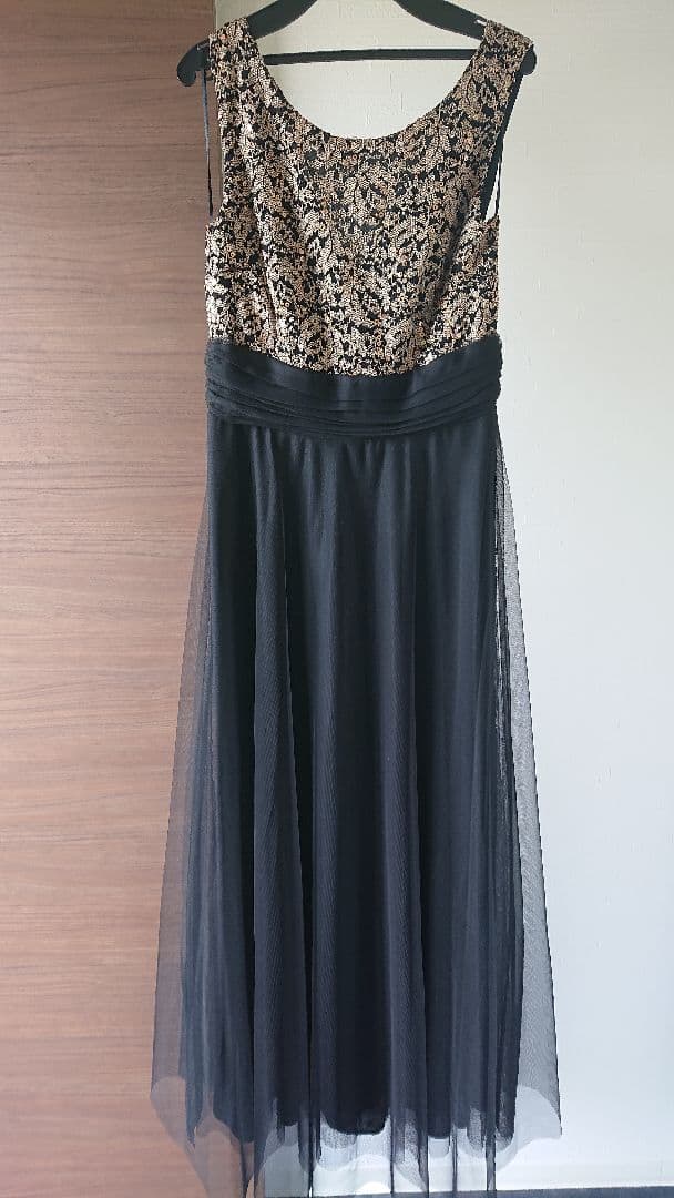 マザーズドレス　ロングドレス　アールズガウン　Ｌサイズ ボレロ バッグ付