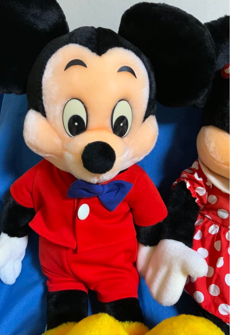 東京　サンアンドスター★ミッキーマウス＆ミニーマウス　ぬいぐるみ　レトロ