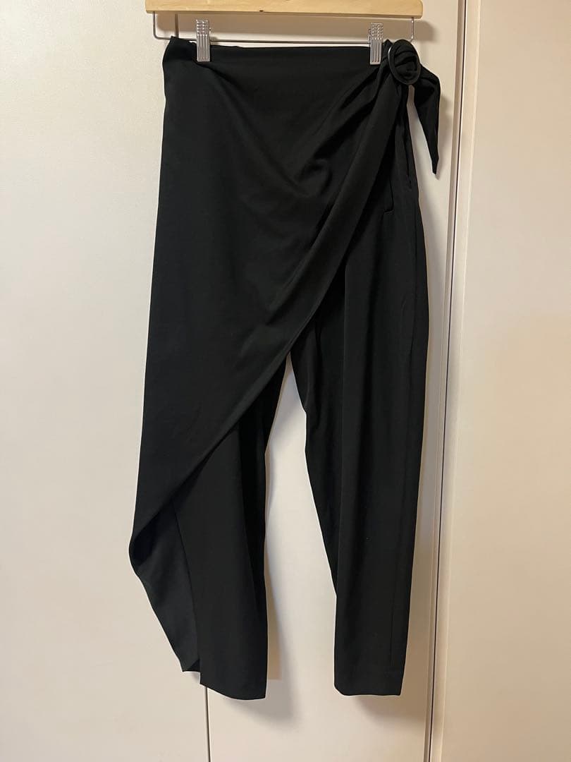 ISSEY MIYAKE 黒ラップスタイル 変形パンツ
