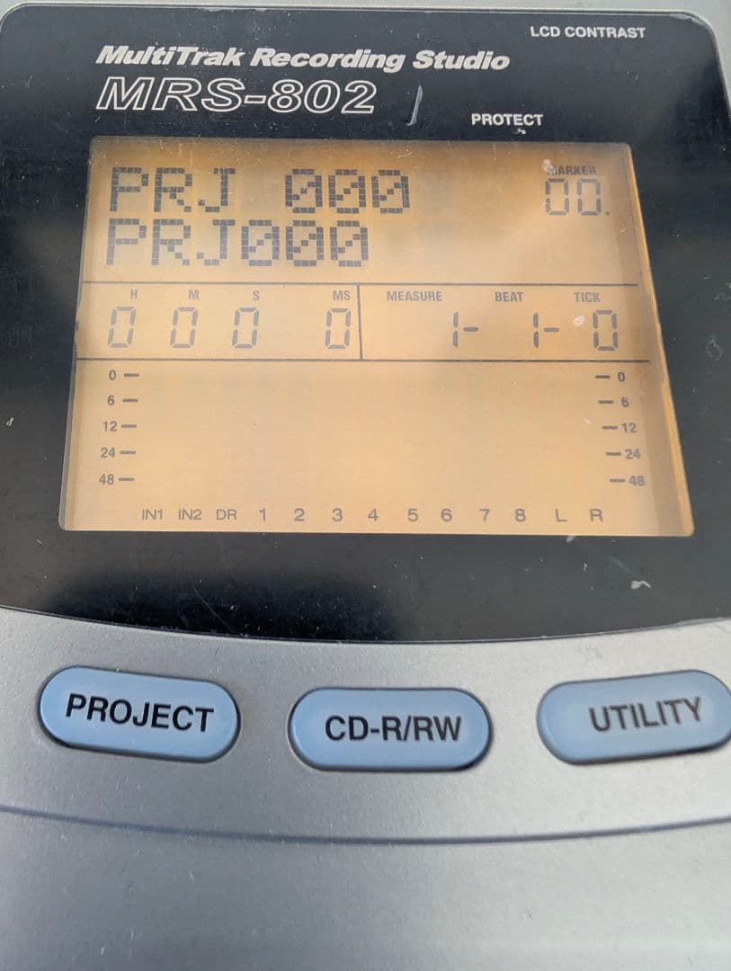 動作品 ZOOM MRS-802 マルチトラックレコーダー CD-RW搭載