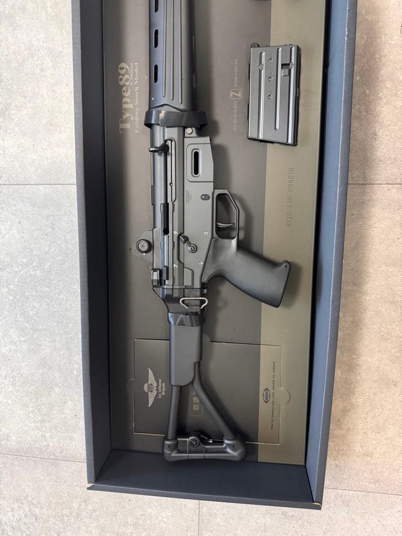 Type89 モデルガン ブラック バイポッド付き