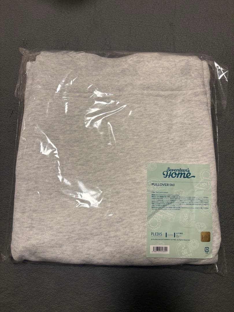 SEVENTEEN  goods プルオーバー グレー フォトカード付き