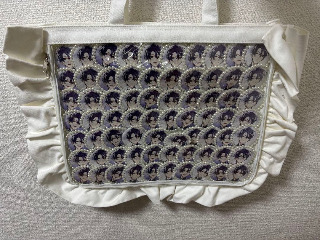 【値下げ中】剣持刀也缶バッジ 痛バッグロゼットフルセット