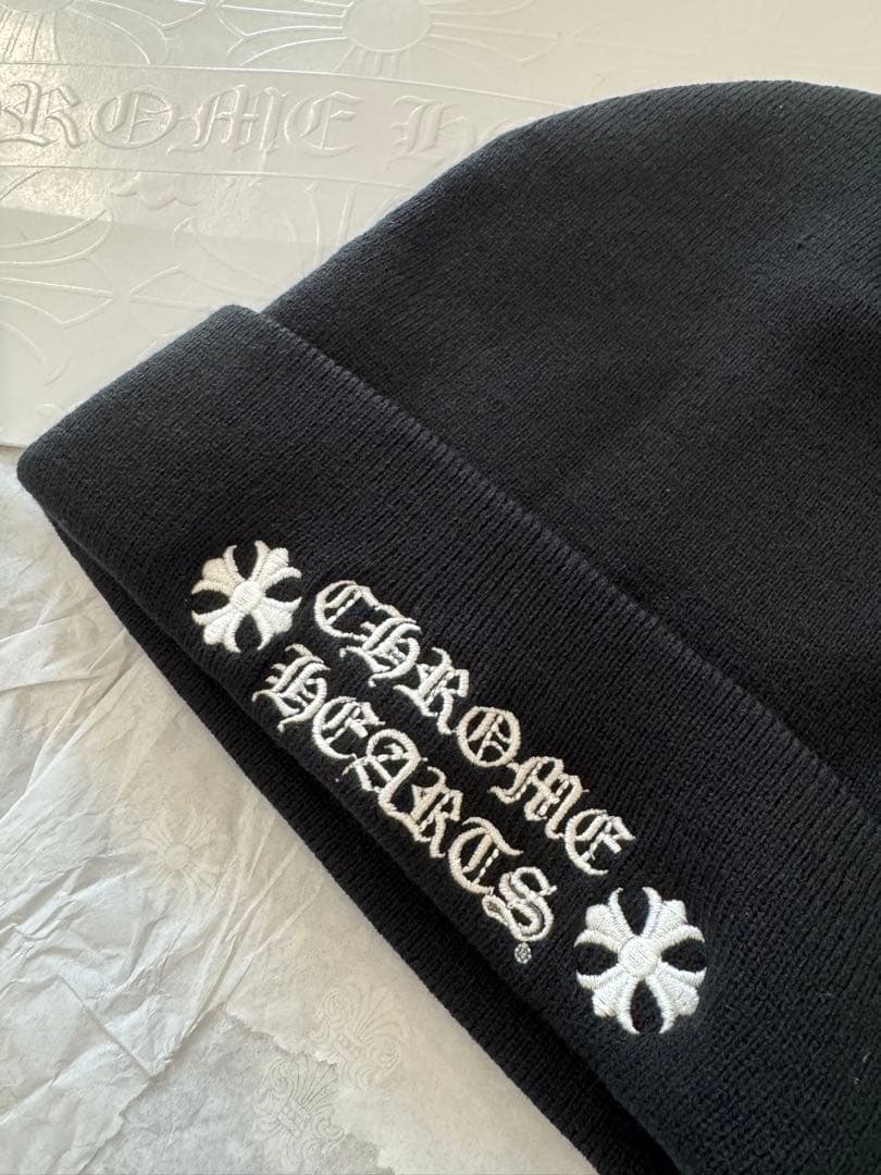 CHROME HEARTS クロムハーツ ビーニー 黒 希少品