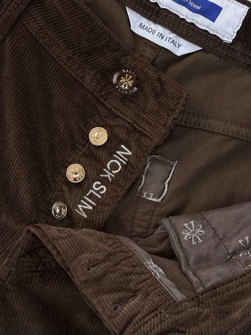 JACOB COHEN ヤコブコーエン NICK スリム コーデュロイパンツ