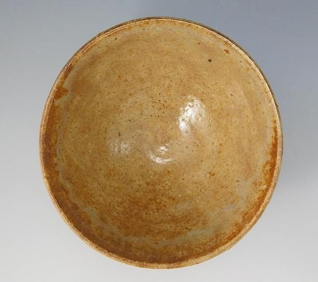 送料込 茶道具 茶碗 野坂康起 萩焼 県無形文化財 共箱 栞 共布【鳳凰堂】