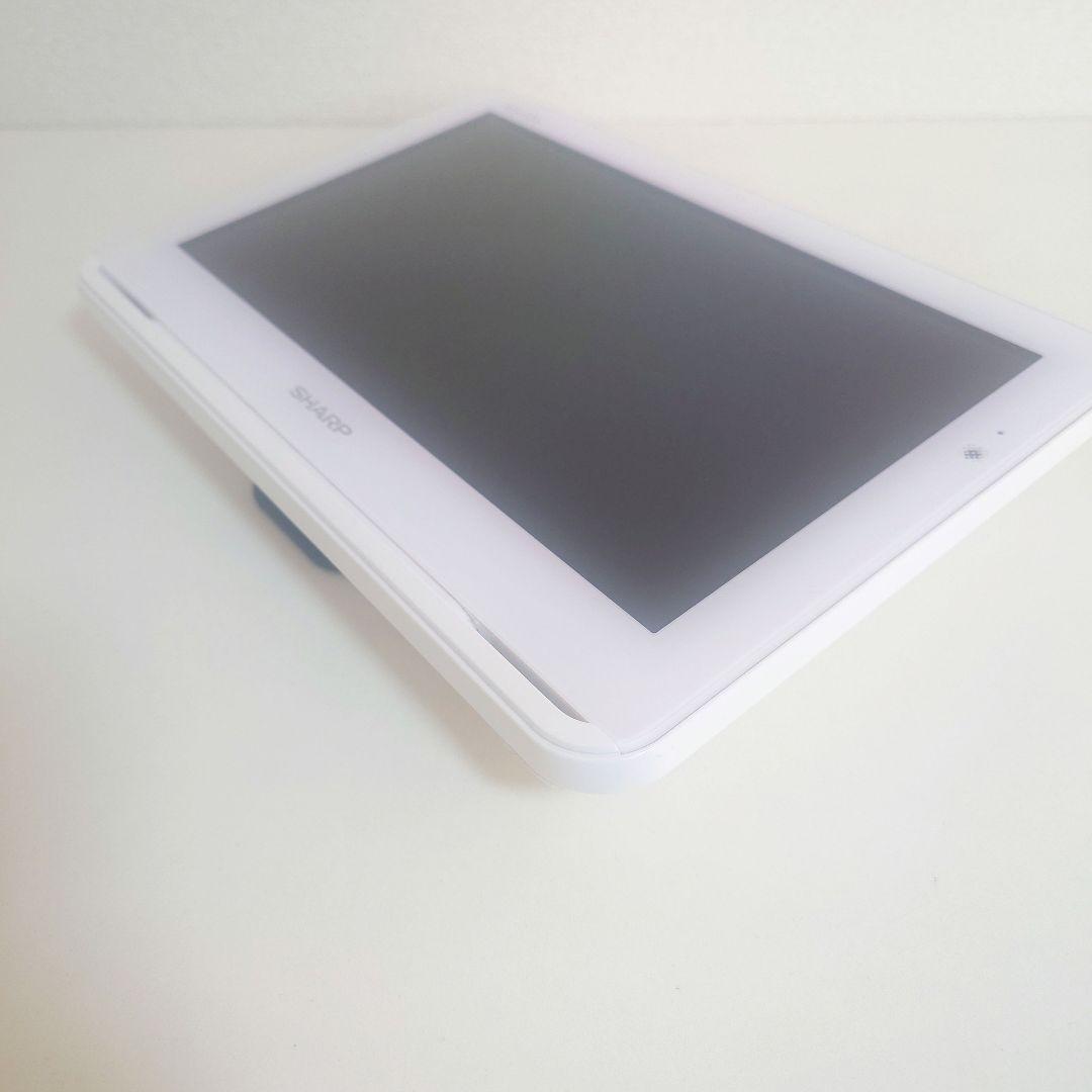 【極美品】シャープ ポータブル液晶テレビ AQUOS ホワイト 2T-C12AF