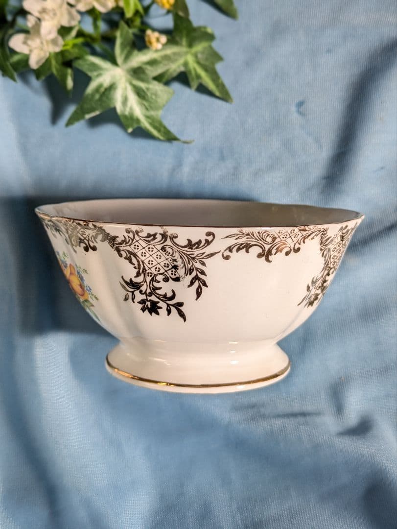 イギリス アンティーク パラゴン クリーマー シュガーボウル セット
