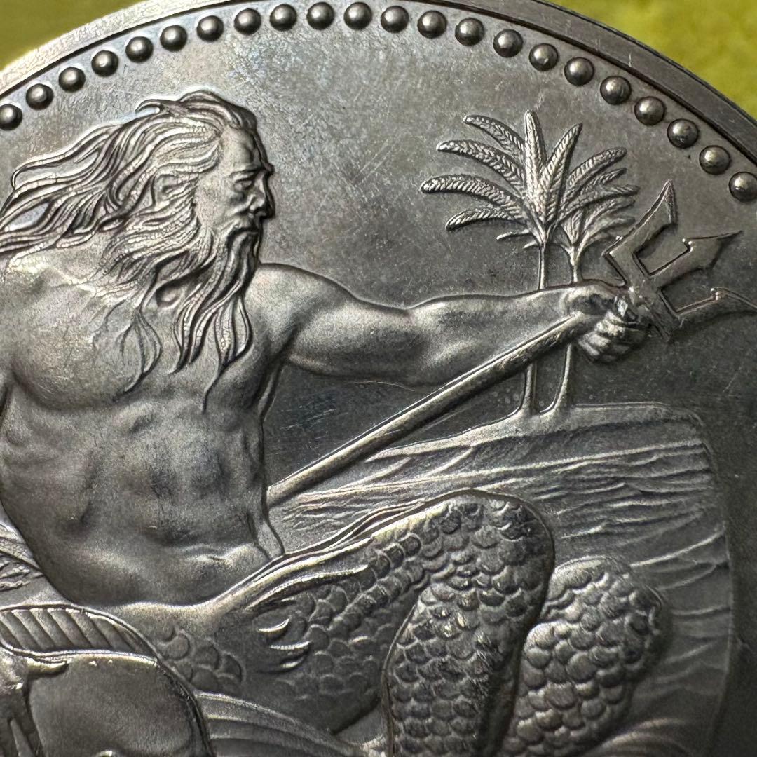 バルバドス 10ドル銀貨 1973年 量目が38g