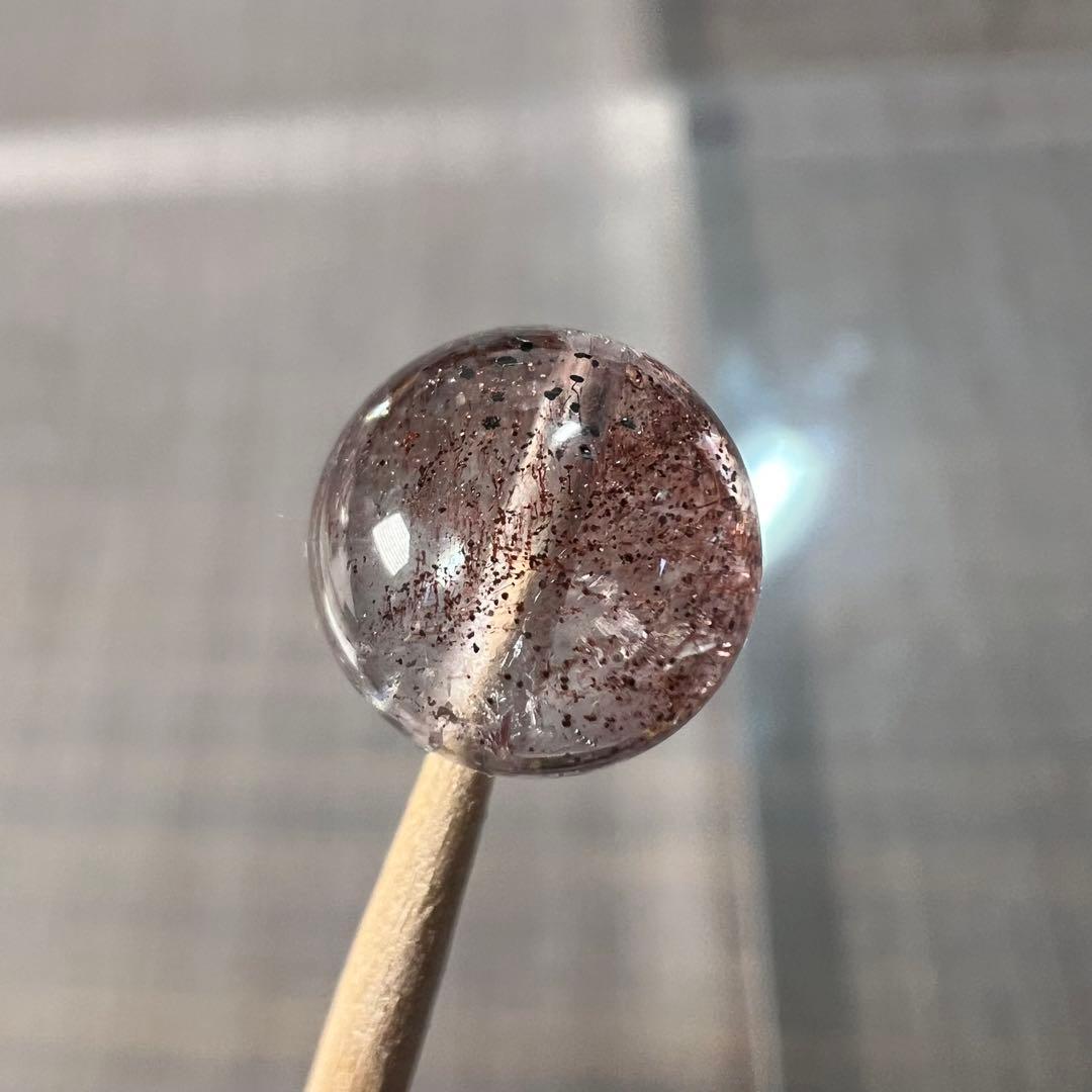 ピンクの輝き　ピンクファイヤークォーツ　ビーズ　4