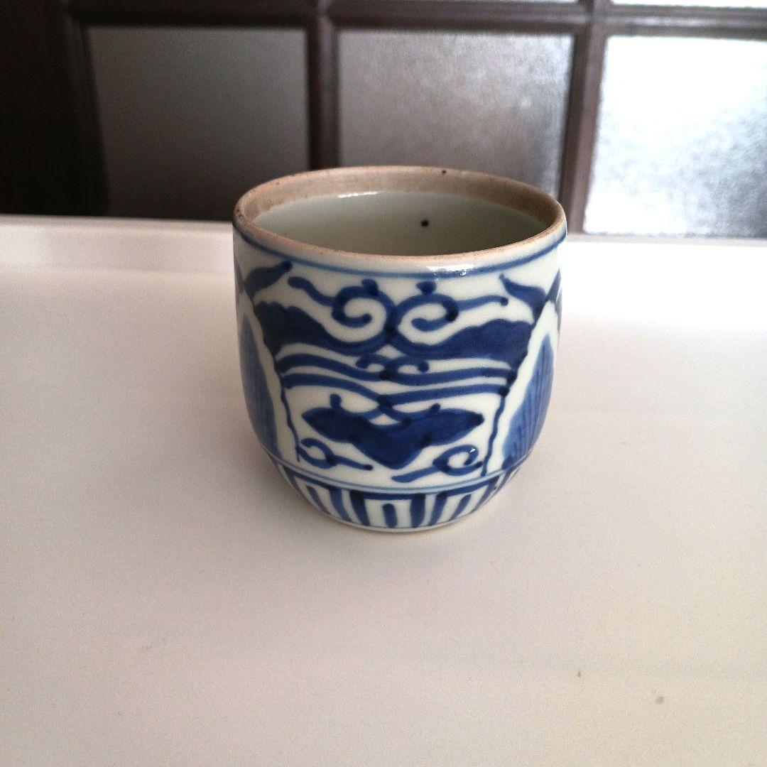 古伊万里　湯呑み茶碗