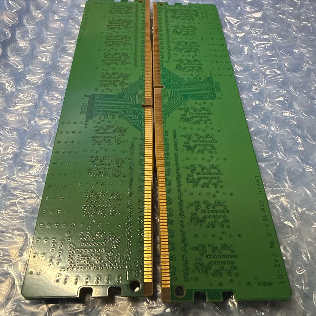 デスクトップ用増設メモリCrucial 8GBx2枚16GB DDR4-2666