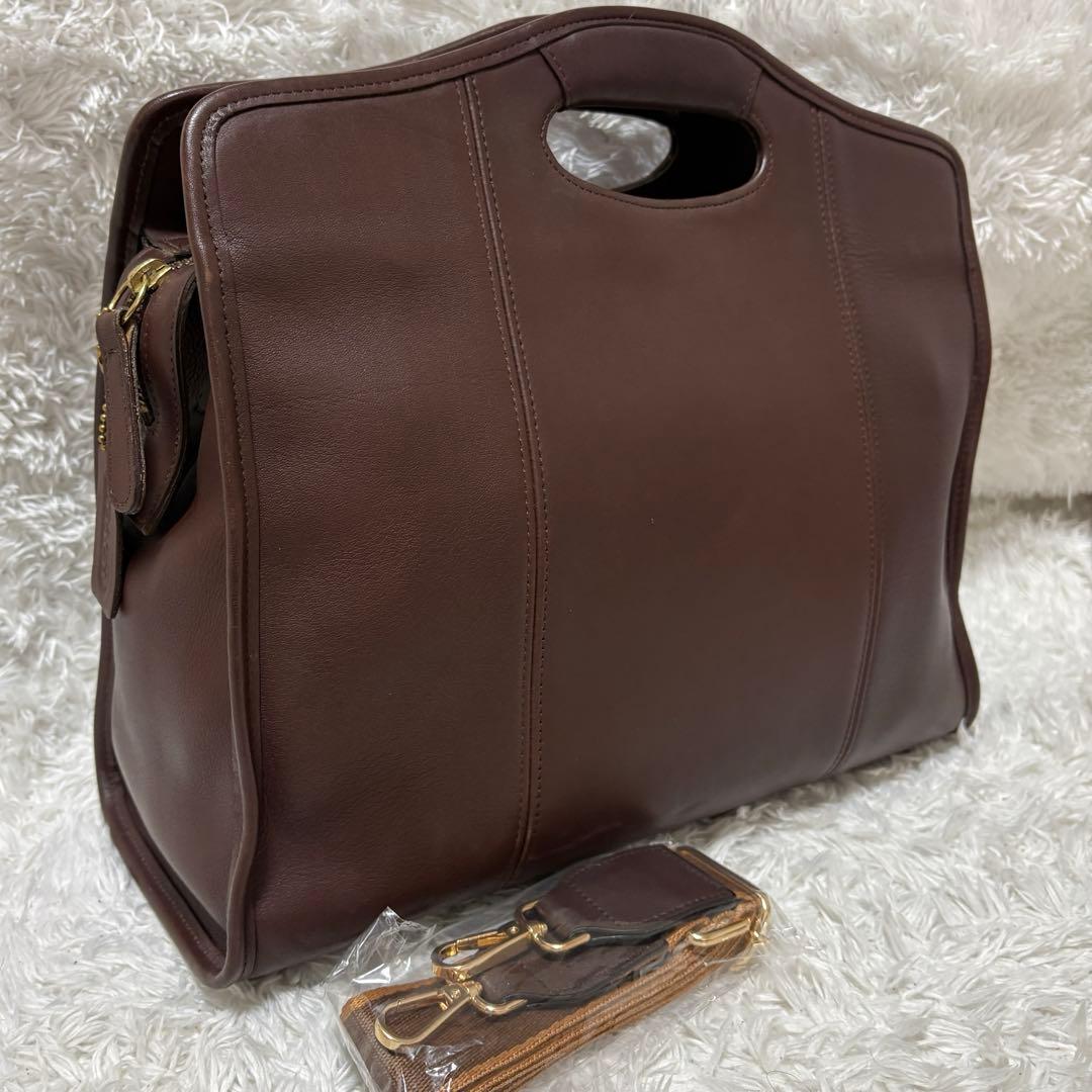 希少✨オールドコーチ 2way ショルダーバッグ 本革 ヴィンテージ 金色金具