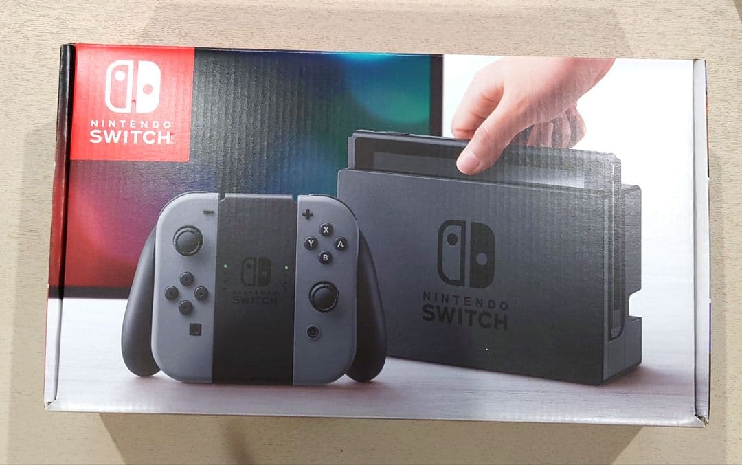 【美品】【箱あり】即日発送可 Nintendo Switch グレー 本体