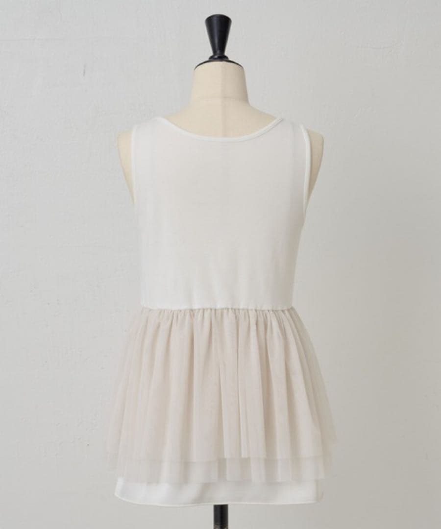 未使用 BEARDSLEY チュチュタンク ホワイト