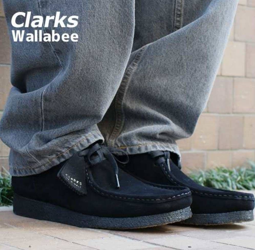 Clarks ブラック Wallabee 28.5cm クラークス ワラビー