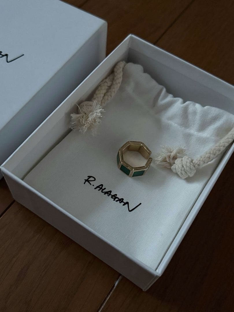 sea☻  R.ALAGAN TILE RING グリーンオニキス