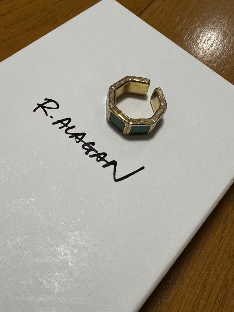 sea☻  R.ALAGAN TILE RING グリーンオニキス