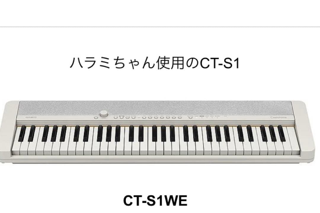 未使用　CT-S1BKピアノ　ブラック色