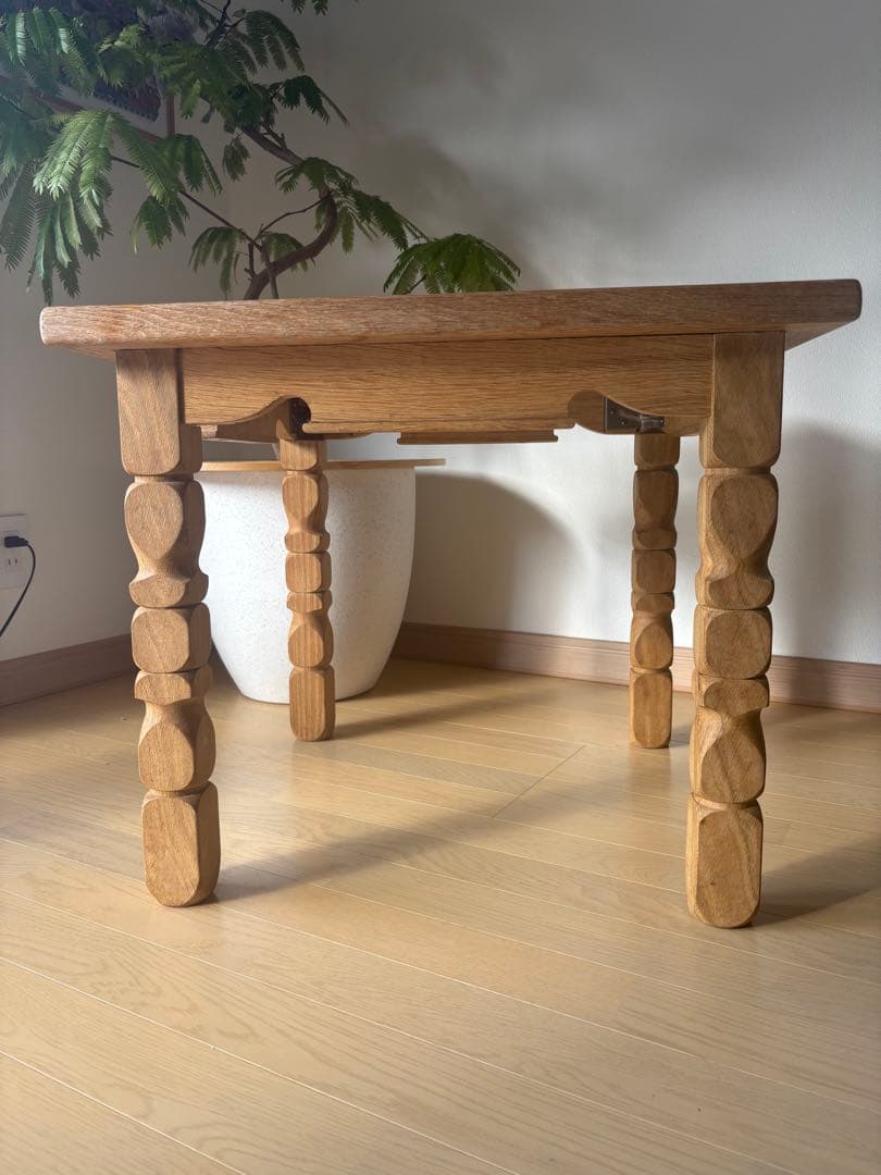 【シャークアタック購入】タイル天板 アンティーク ローテーブル/ヴィンテージ