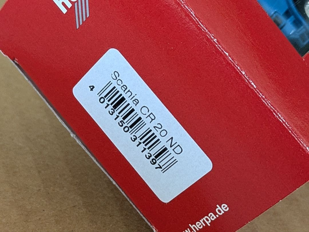 中*渉様 1/87 herpa SCANIA CR20 ND Martin Wi