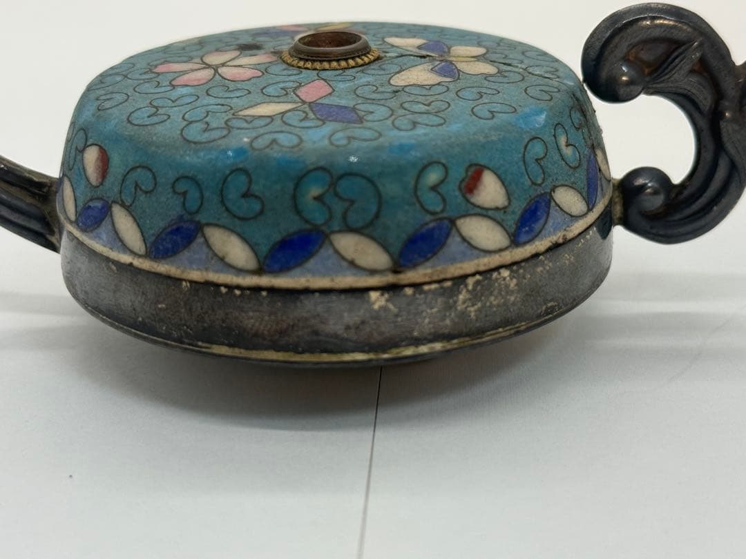 時代　純銀　七宝焼　水滴　重さ122g 送料込み260115