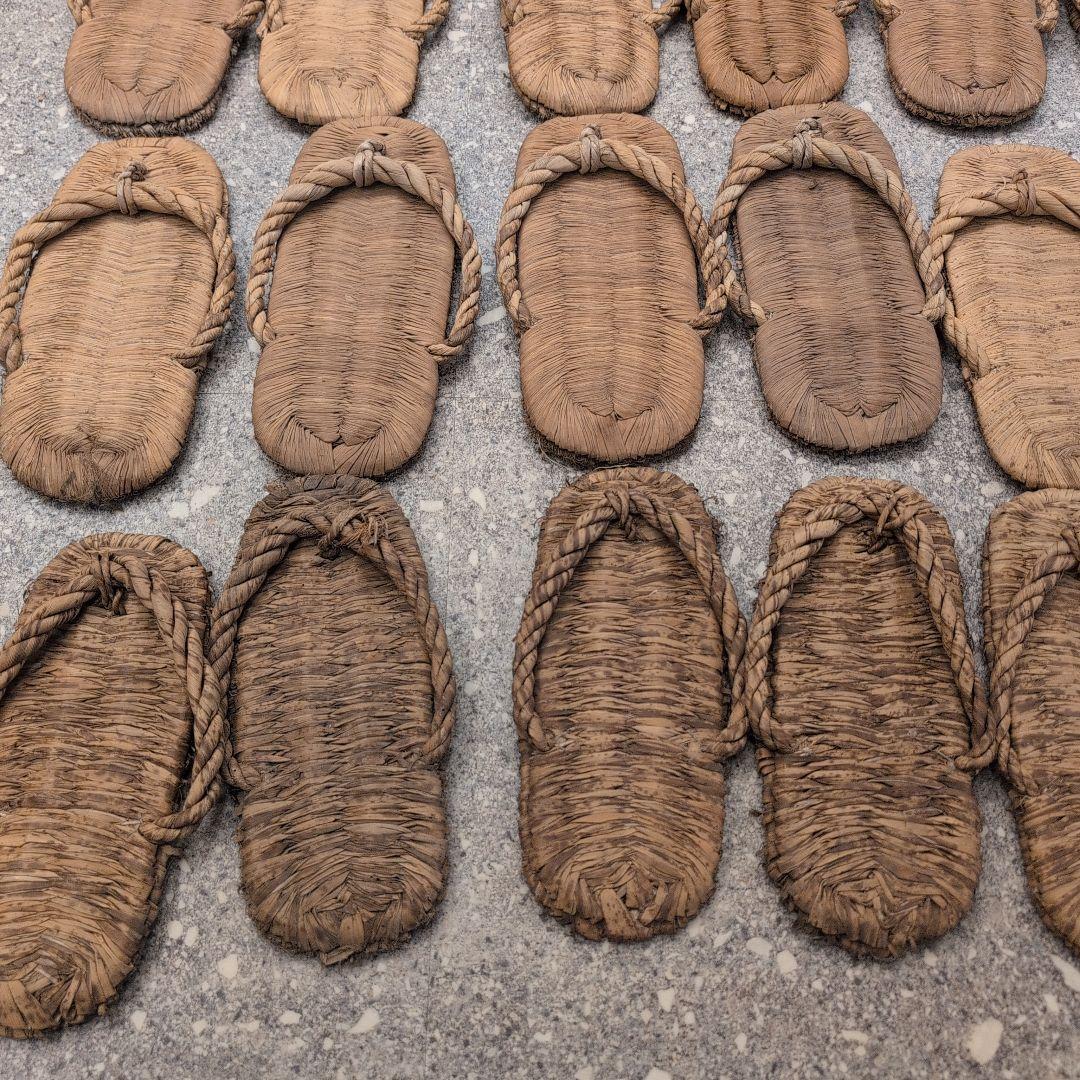 茶道具　露地用　ぞうり・雪駄　二十二足