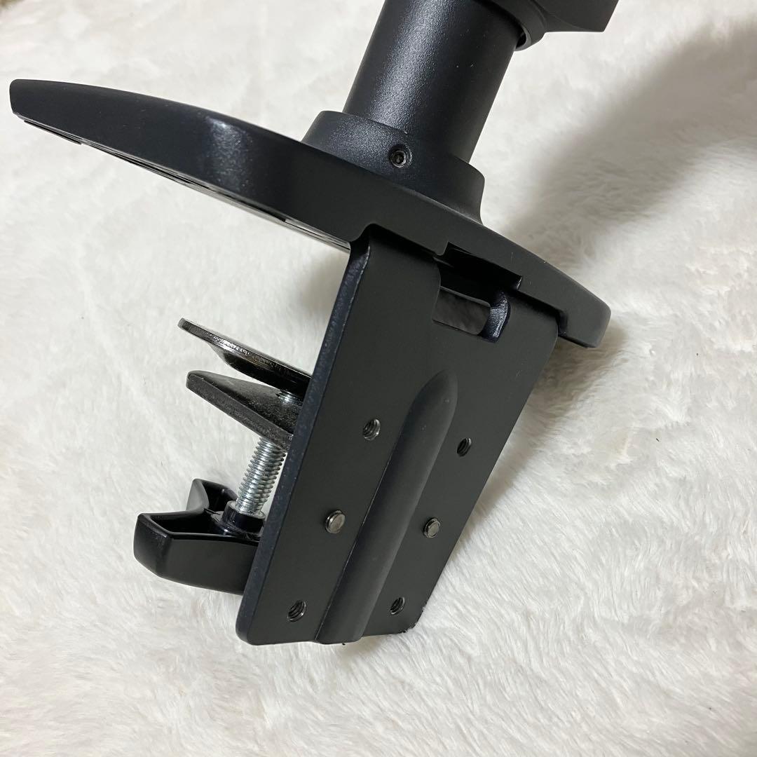 エルゴトロン デスク デュアル モニターアーム 横型 2画面 27インチ 黒