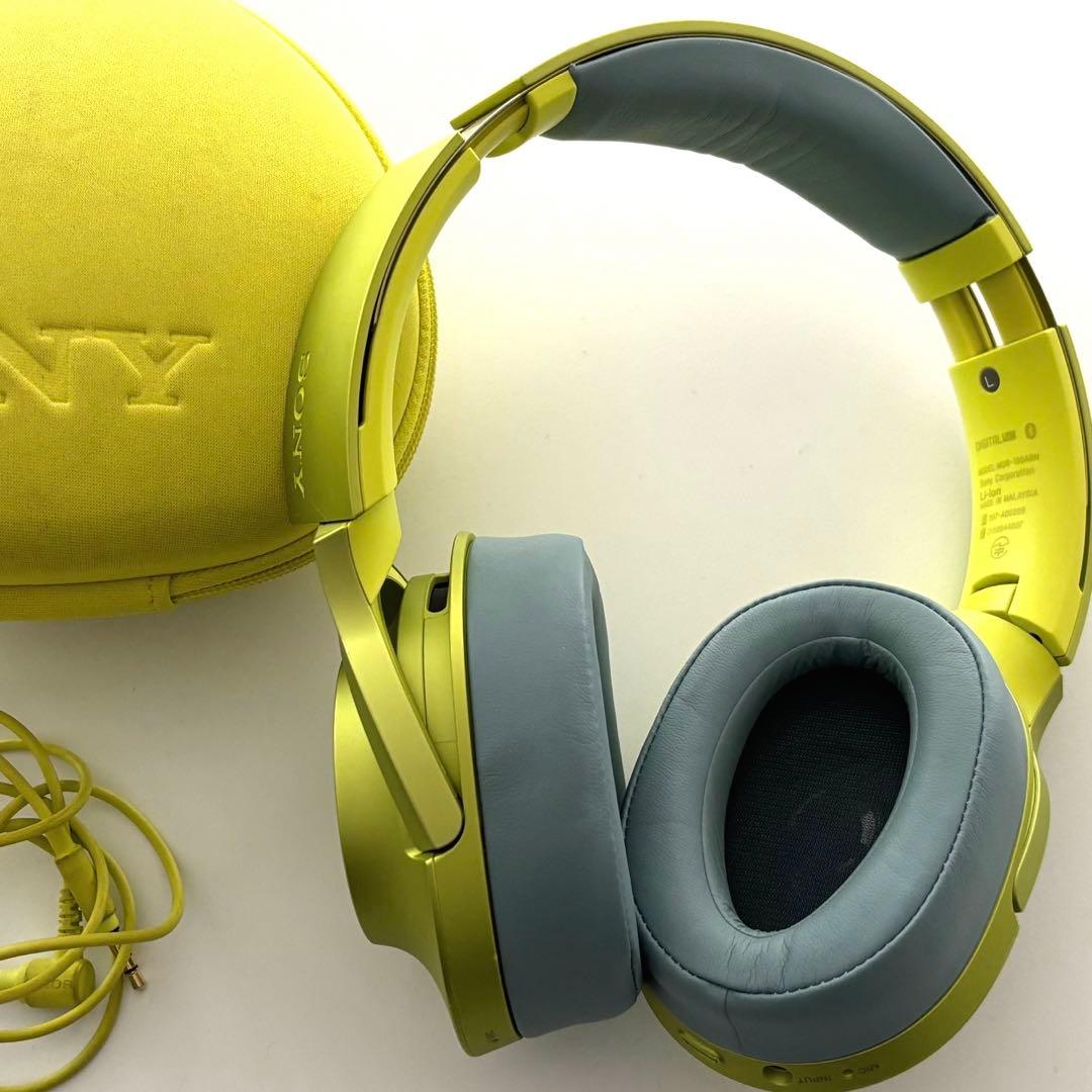 ソニー ヘッドホン SONY h.ear MDR-100ABN(Y)